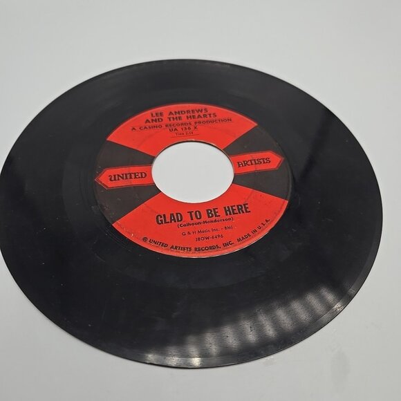 Why Do I / Glad To Be Here by Lee Andrews and the Hearts 45 RPM Vinyl Record - Picture 2 of 4